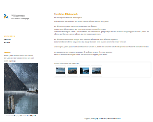 Template Eleganz in weiß