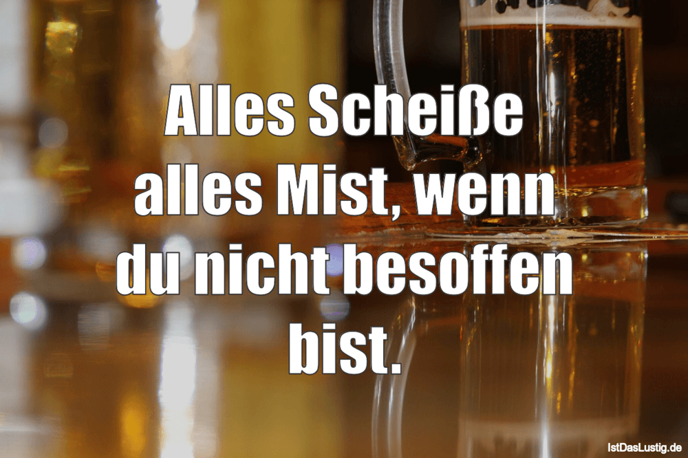 Alles Scheisse Alles Mist Wenn Du Nicht Besoff