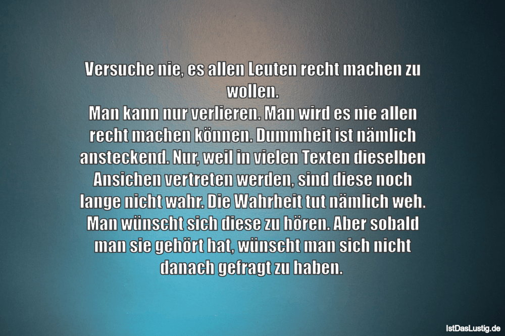 recht machen