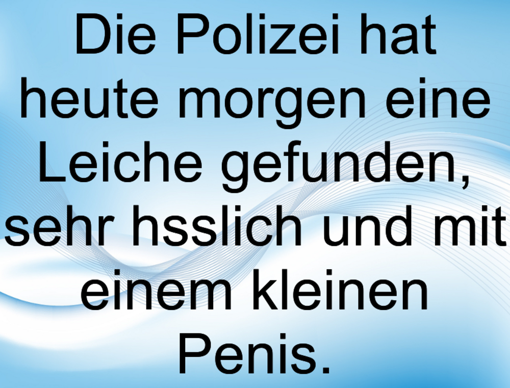 Sehr kleiner penis