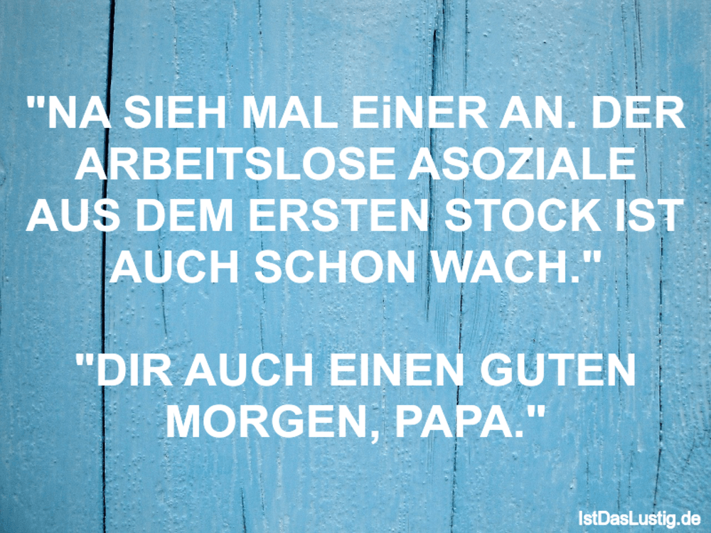 Na Sieh Mal Einer An Der Arbeitslose Asoziale Istdaslustig De