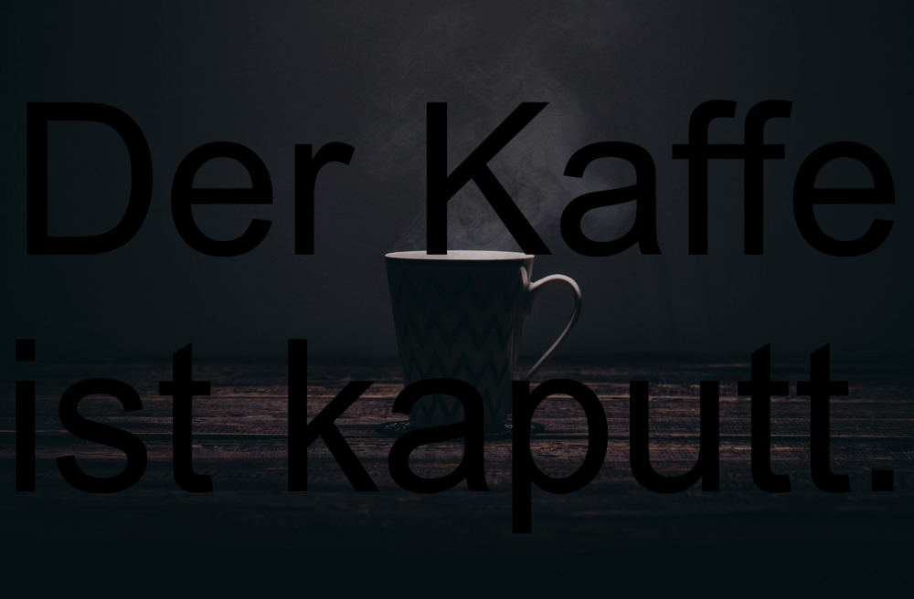 Kaputt ich bin kaputt ich