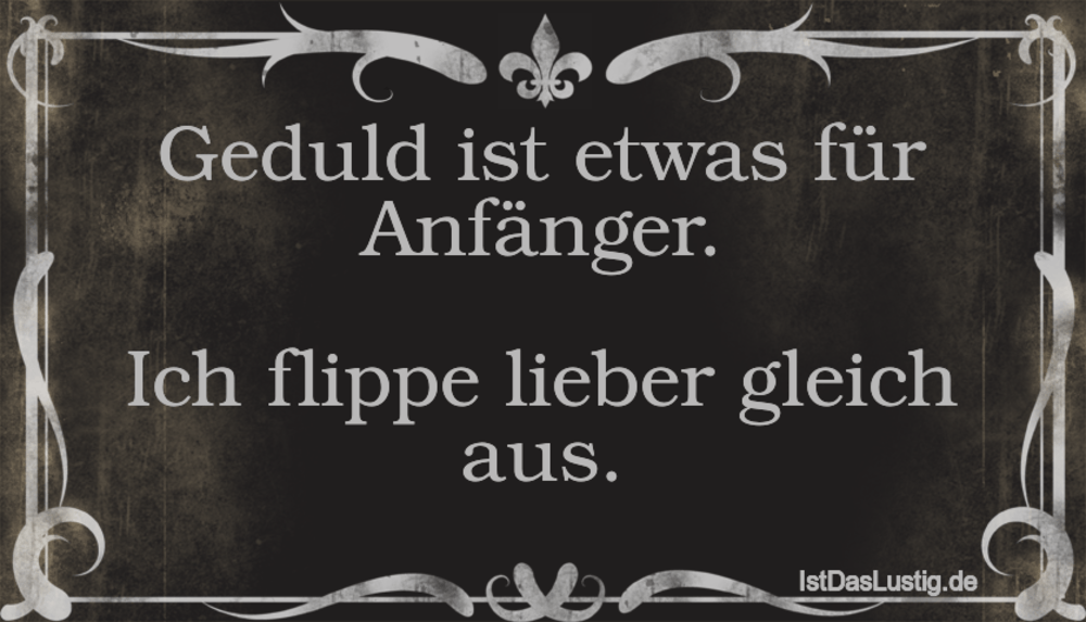 Die Besten 10 Geduld Spruche Auf Istdaslustig De