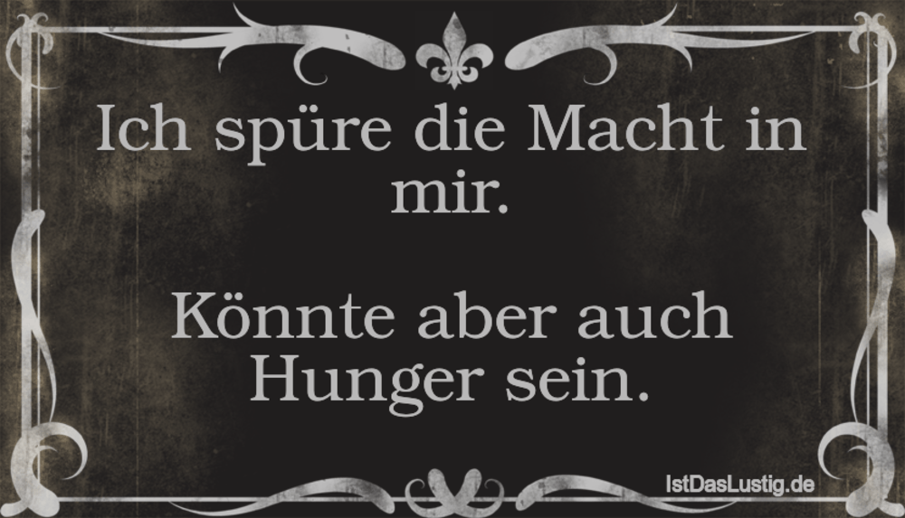 Ich Spure Die Macht In Mir Konnte Aber Auch H