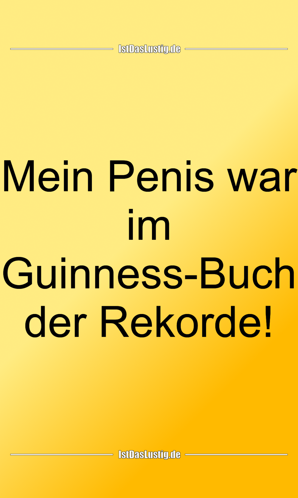 Einen penis freund hat mein kleinen Mein mann