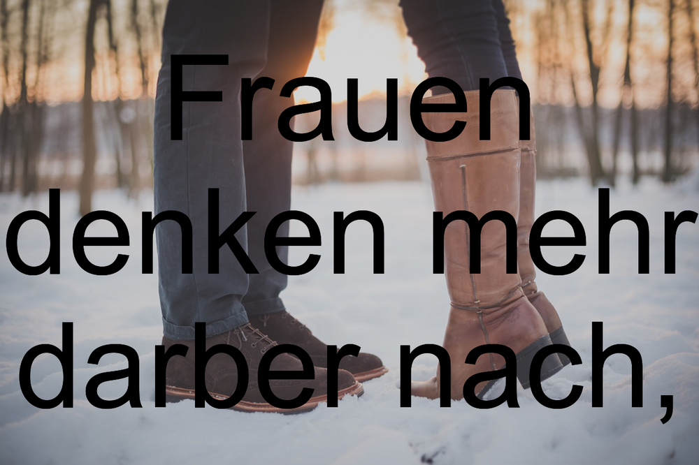 Denken männer was Was denken