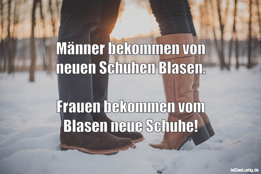 Manner Bekommen Von Neuen Schuhen Blasen Frau Istdaslustig De