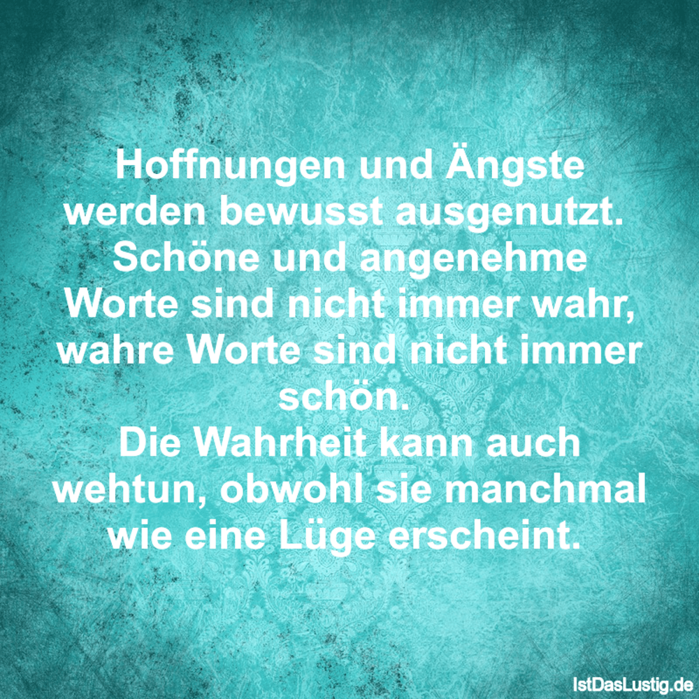 Hoffnungen Und Angste Werden Bewusst Ausgenutzt