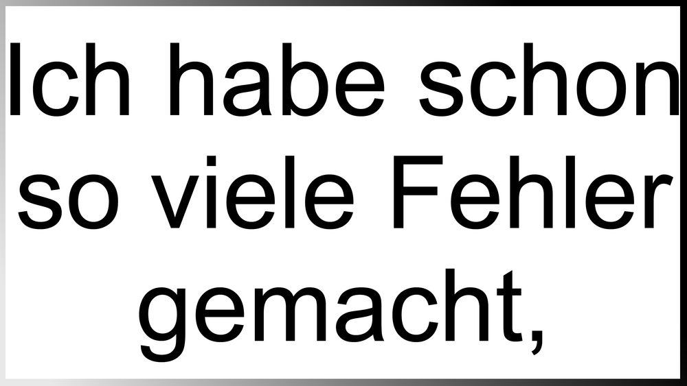 Ich hab fehler gemacht songtext